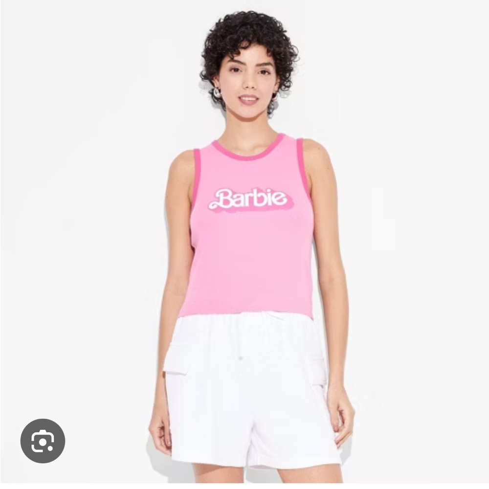Barbie Crop Top NWOT
